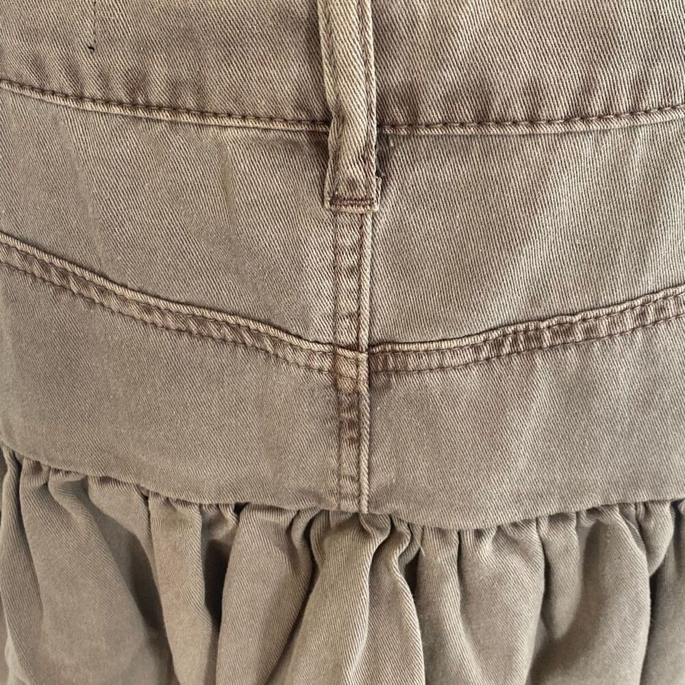 Blank NYC Light Brown Denim Balloon Mini Skirt Size 27 NWT - Picture 7 of 11